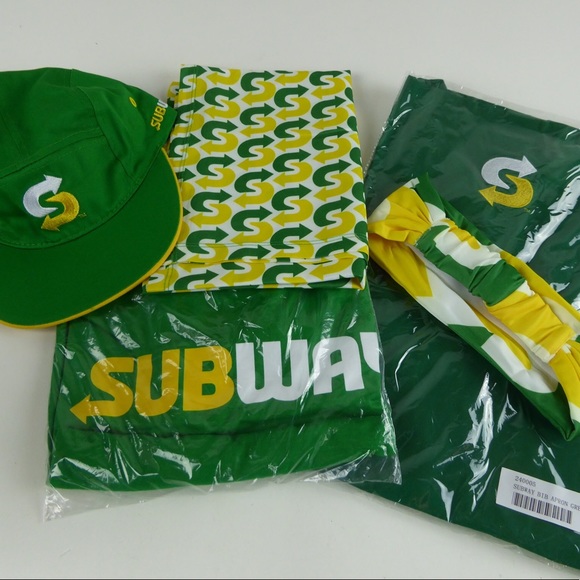 Sandwich Subway Worker Hat Subway Employee Hat Cap Uniform Sub